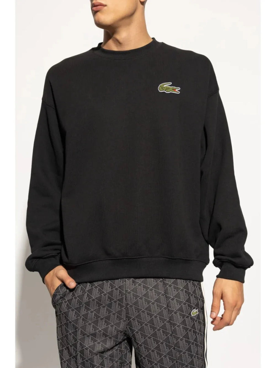 badge fleece sweatshirt - French Destock