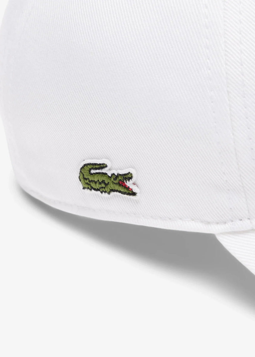 Casquette Lacoste blanche - French Destock