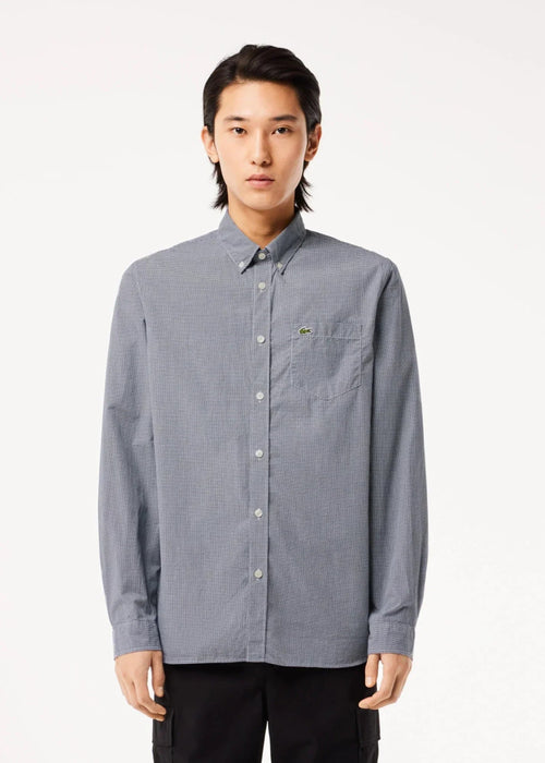 Chemise vichy Lacoste marine - French Destock