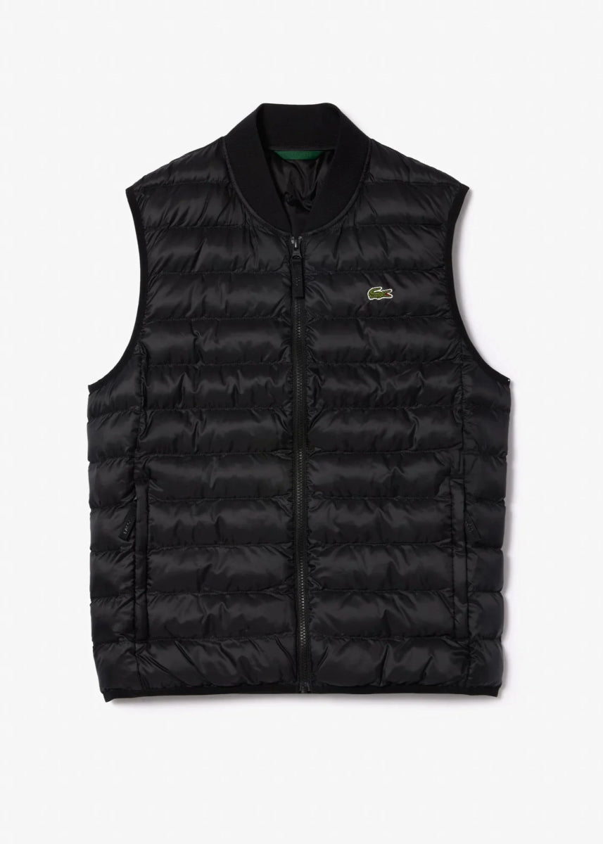 Doudoune sans manches Lacoste noire - French Destock