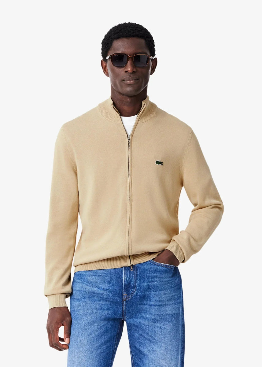 Gilet Lacoste beige - French Destock