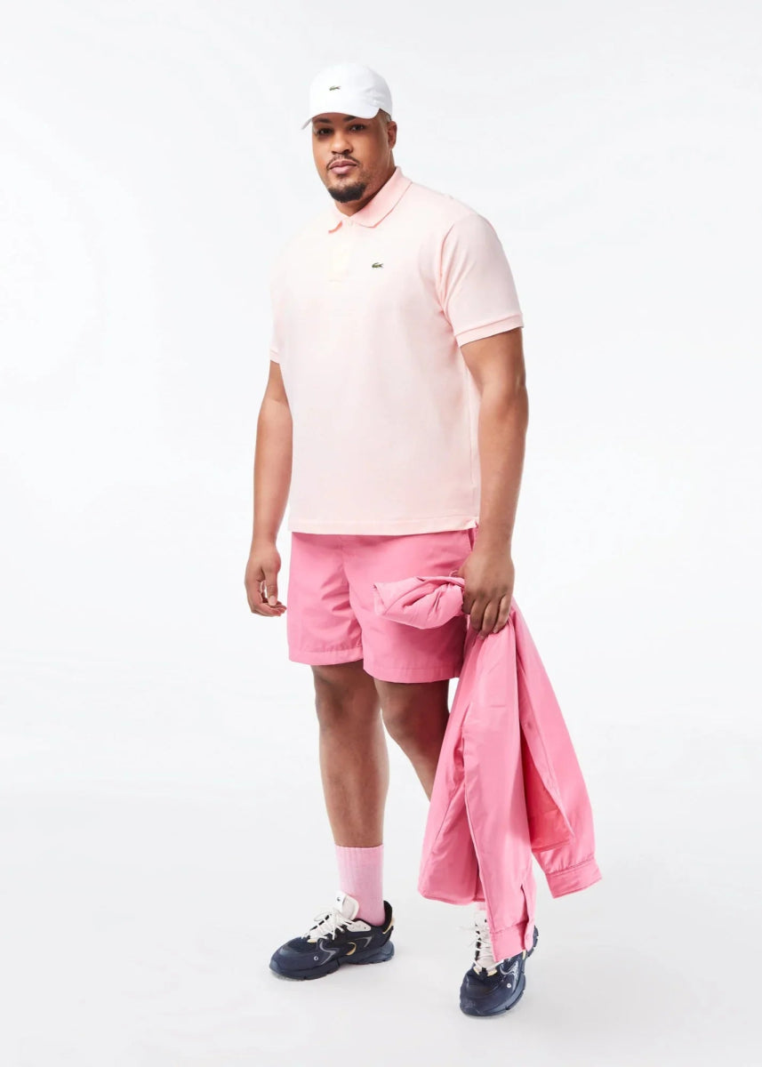 Polo L.12.12 Lacoste rose clair - French Destock