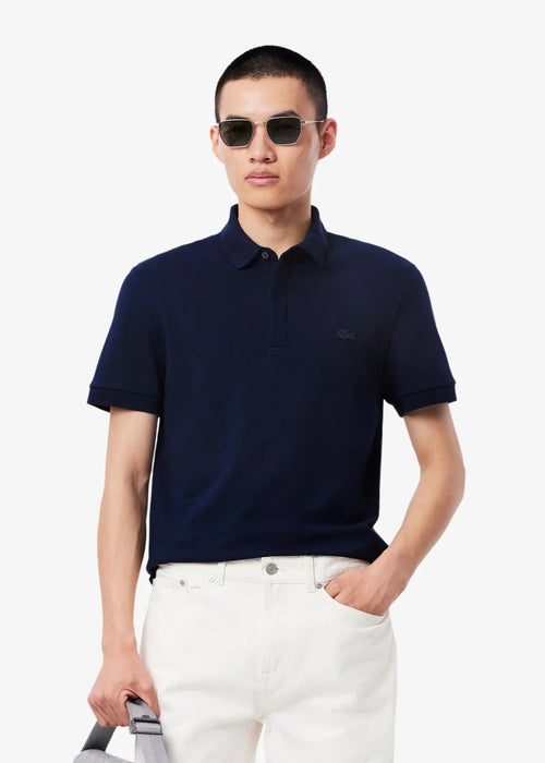 Polo Paris Lacoste marine - French Destock