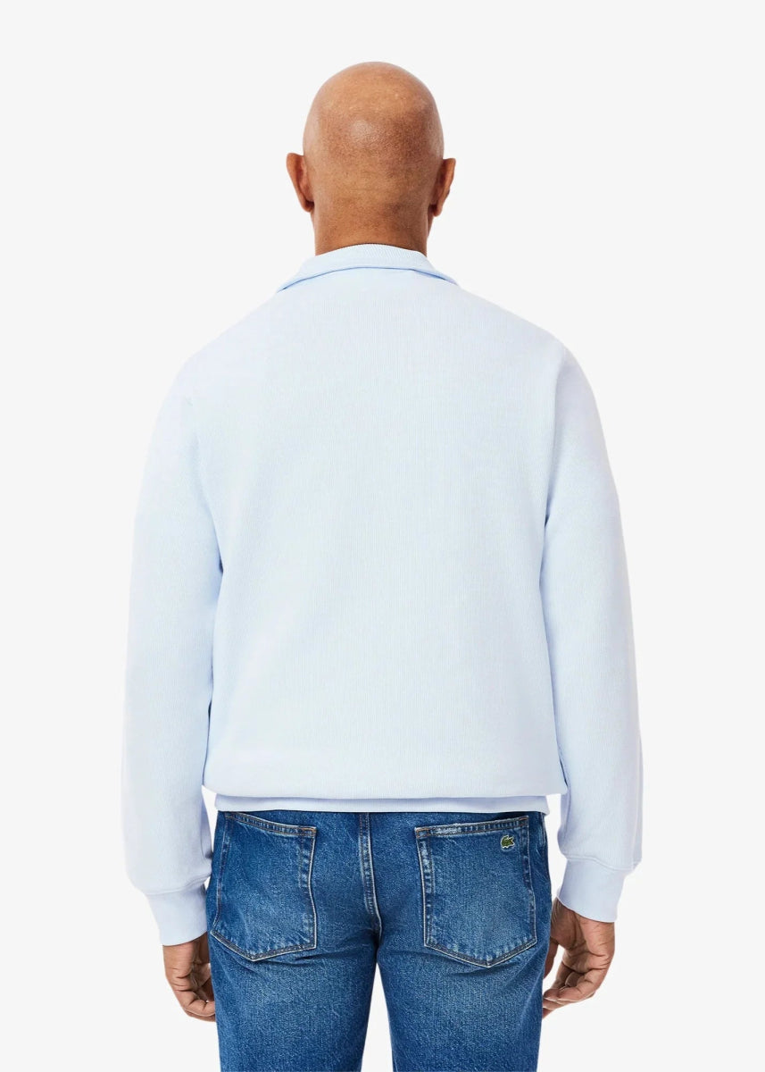 Pull camionneur Lacoste bleu - French Destock