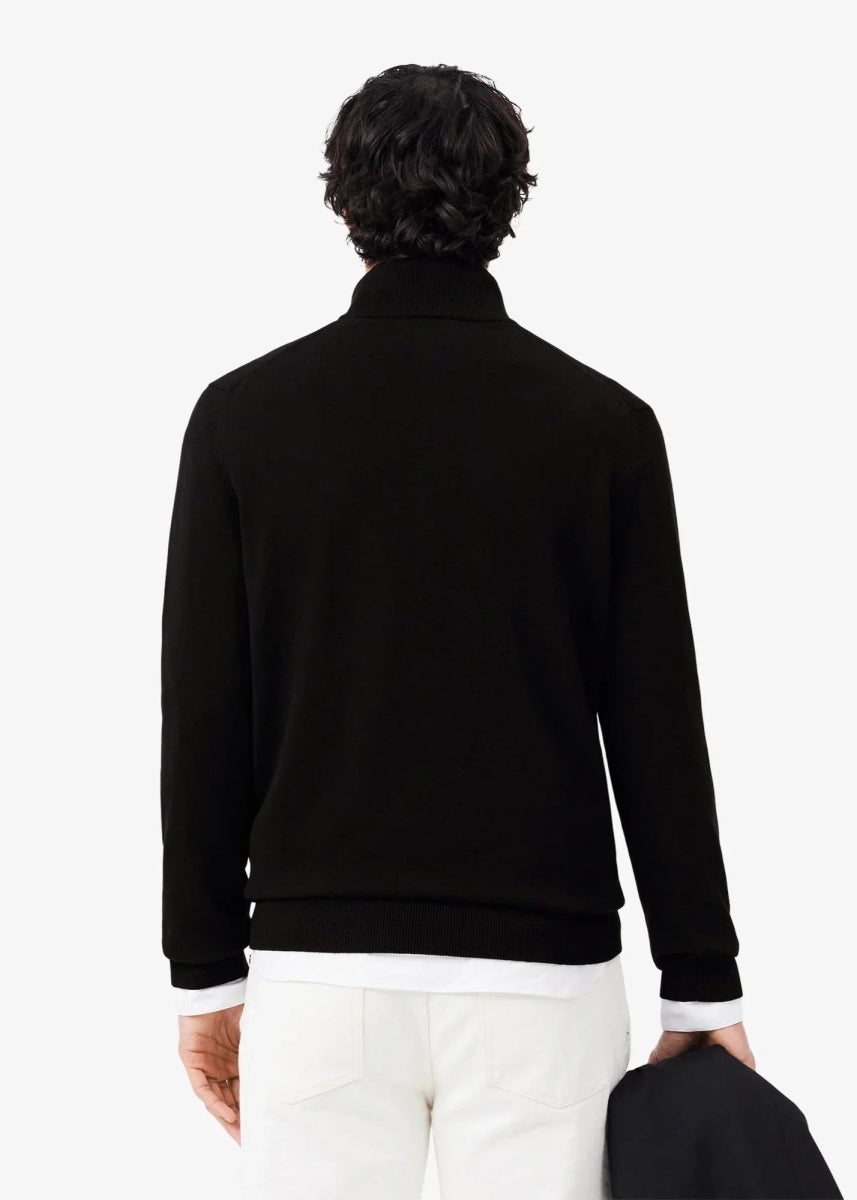 Pull camionneur Lacoste noir - French Destock