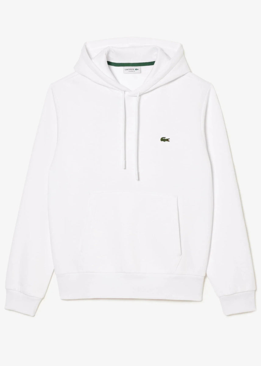 Sweat à capuche Lacoste blanc - French Destock
