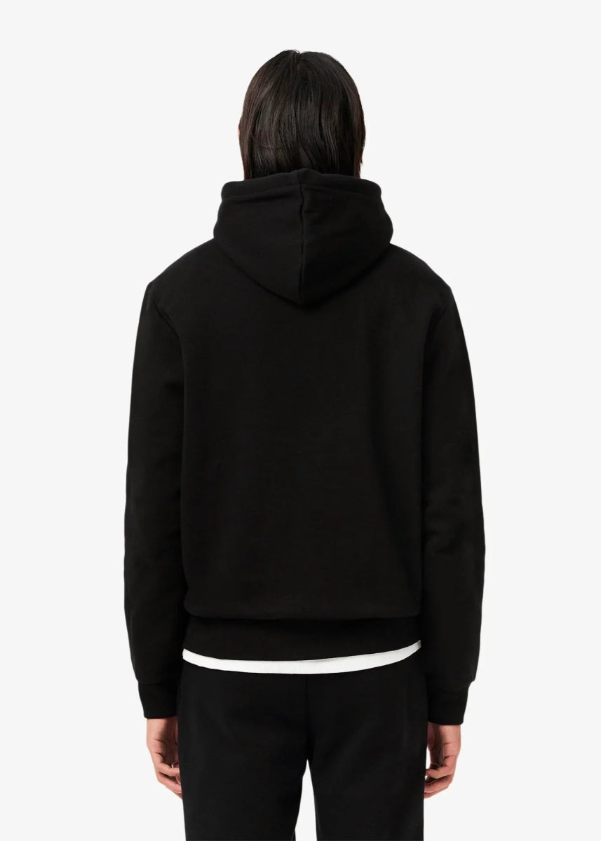 Sweat à capuche Lacoste noir - French Destock