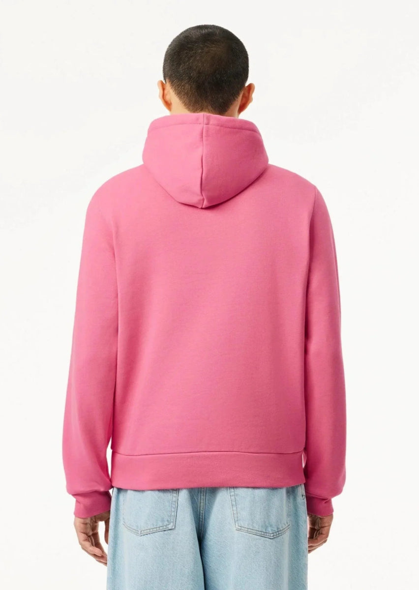 Sweat à capuche Lacoste rose - French Destock