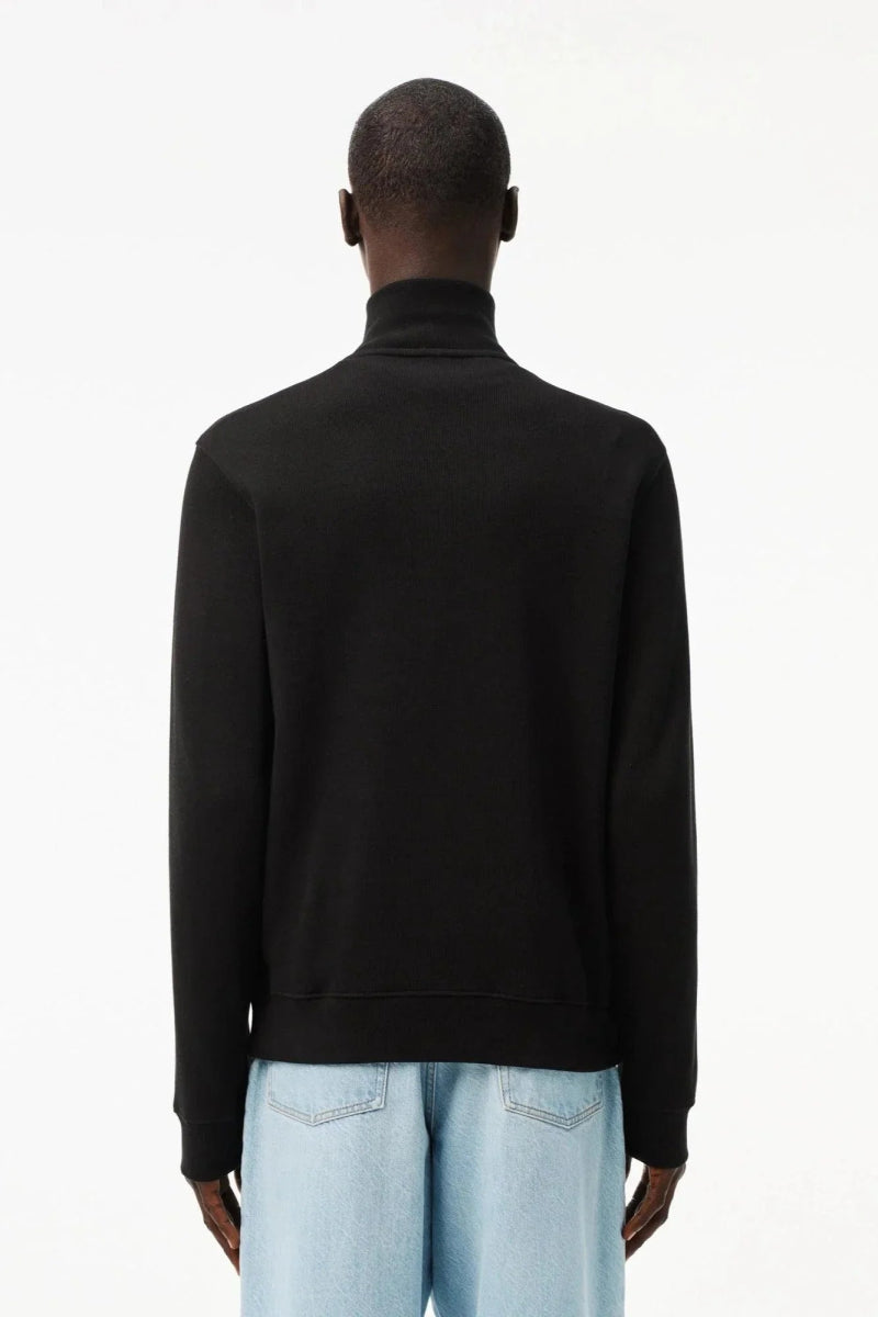 Sweat camionneur Lacoste noir - French Destock