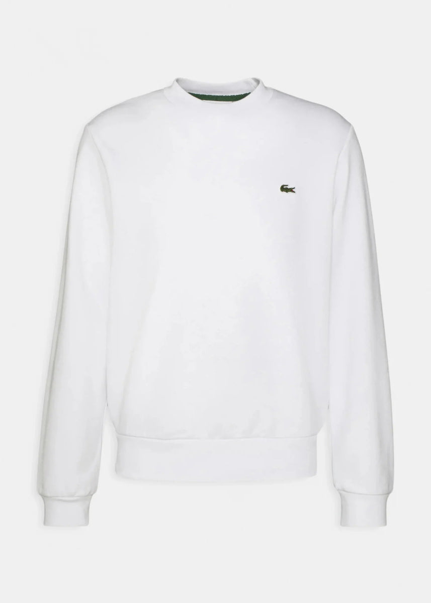 Sweat Lacoste blanc - French Destock