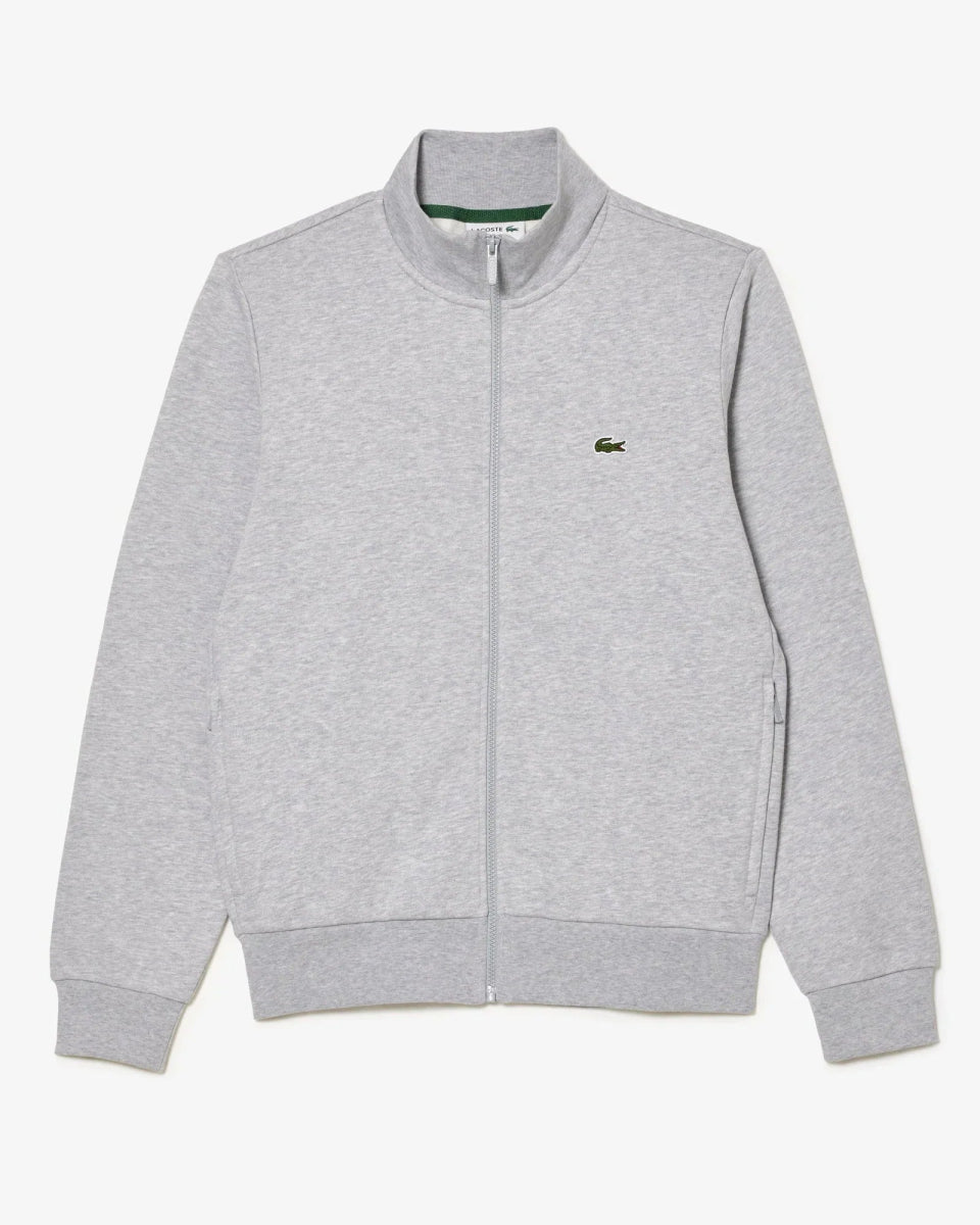 Sweat zippé Lacoste gris - French Destock