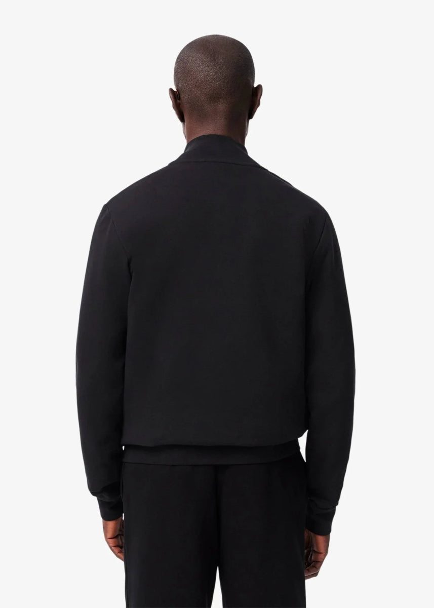 Sweat zippé Lacoste noir - French Destock