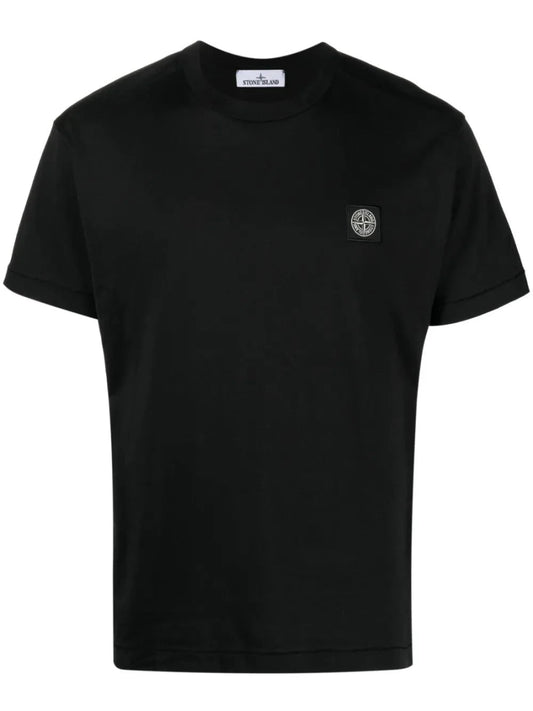 Compass - patch cotton T-shirt - French Destock