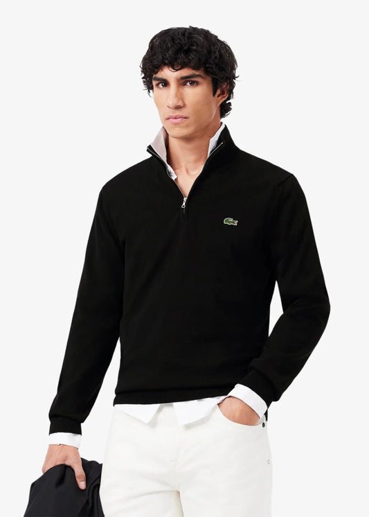 Pull camionneur Lacoste noir - French Destock