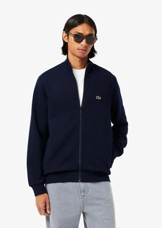 Sweat zippé Lacoste marine - French Destock